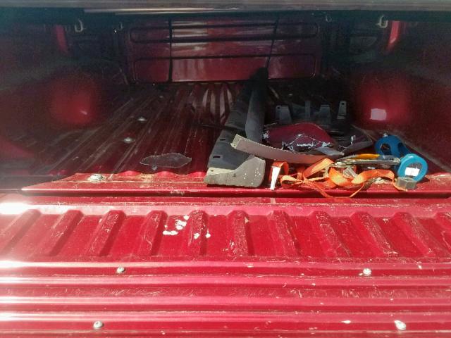 1FTYR10D79PA53655 - 2009 FORD RANGER RED photo 6