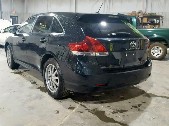 4T3ZA3BB6EU081321 - 2014 TOYOTA VENZA LE BLACK photo 3