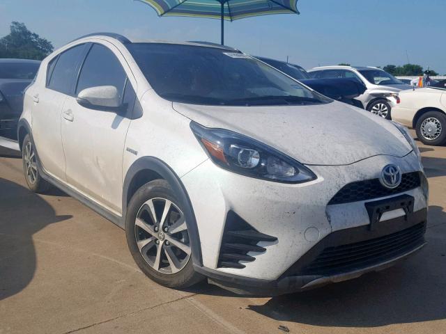 JTDKDTB30J1603340 - 2018 TOYOTA PRIUS C WHITE photo 1