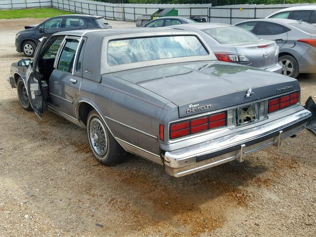 1G1BU51HXJA172720 - 1988 CHEVROLET CAPRICE CL GRAY photo 3