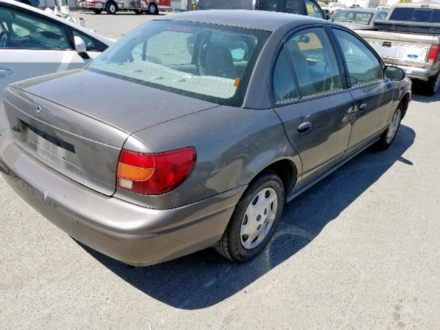 1G8ZH52841Z242619 - 2001 SATURN SL1 GRAY photo 4