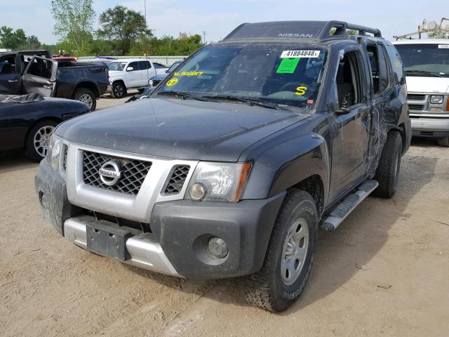 5N1AN0NW2EN802817 - 2014 NISSAN XTERRA X GRAY photo 2