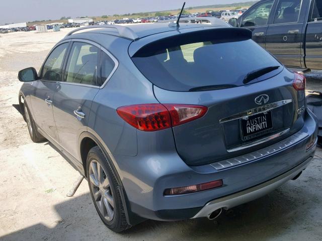 JN1BJ0RR1GM265216 - 2016 INFINITI QX50 BLUE photo 3