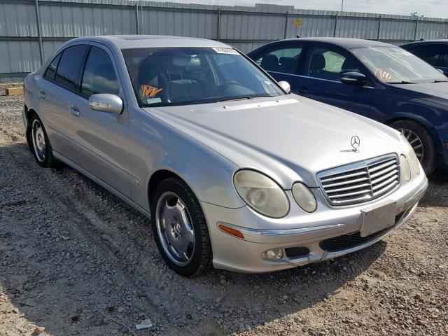 WDBUF65J03A153835 - 2003 MERCEDES-BENZ E 320 SILVER photo 1