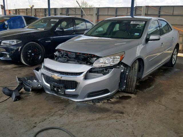 1G11C5SL9EF273483 - 2014 CHEVROLET MALIBU 1LT ვერცხლისფერი ფოტო 2
