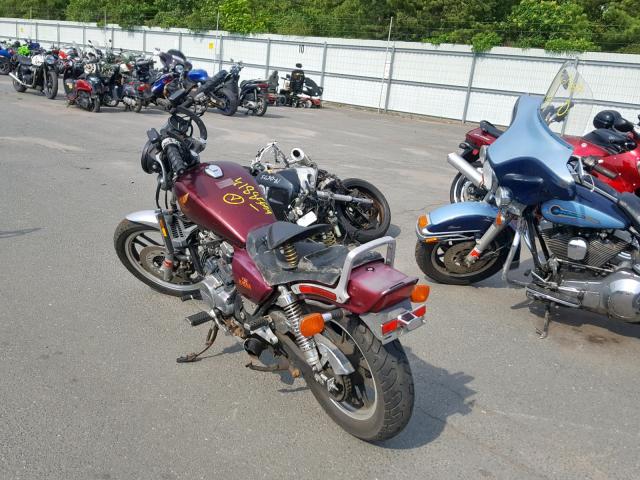 JH2PC1305EM007993 - 1984 HONDA VF500 C BURGUNDY photo 3