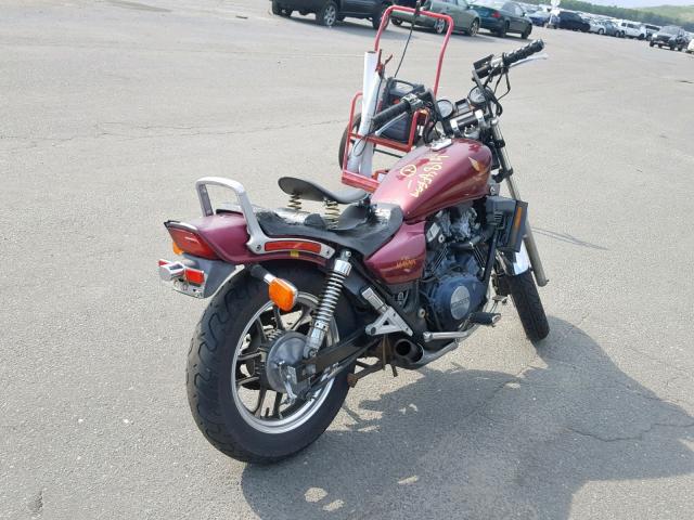 JH2PC1305EM007993 - 1984 HONDA VF500 C BURGUNDY photo 4