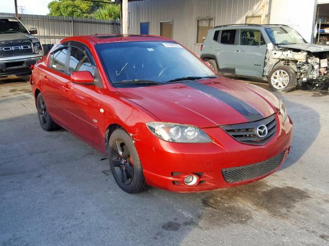 JM1BK123951238155 - 2005 MAZDA 3 S RED photo 1