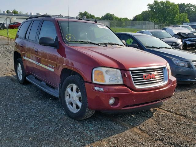 1GKDT13S662242904 - 2006 GMC ENVOY RED photo 1