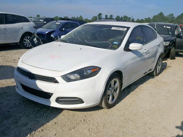 1C3CDFBB9FD212243 - 2015 DODGE DART SXT WHITE photo 2