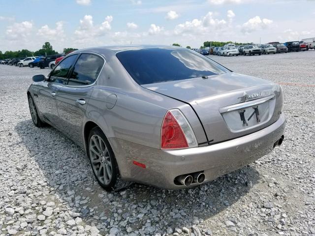 ZAMCE39A960023633 - 2006 MASERATI QUATTROPOR SILVER photo 3