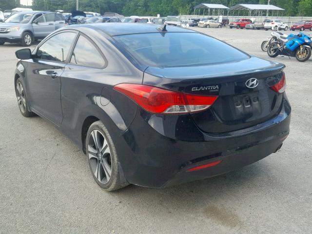 KMHDH6AE4DU011794 - 2013 HYUNDAI ELANTRA CO BLACK photo 3