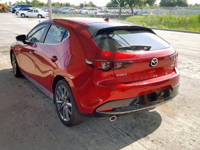 JM1BPALM1K1106107 - 2019 MAZDA 3 PREFERRE RED photo 3