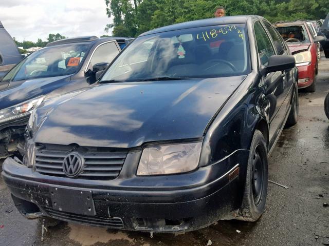 3VWRK69M02M037492 - 2002 VOLKSWAGEN JETTA GL BLACK photo 2