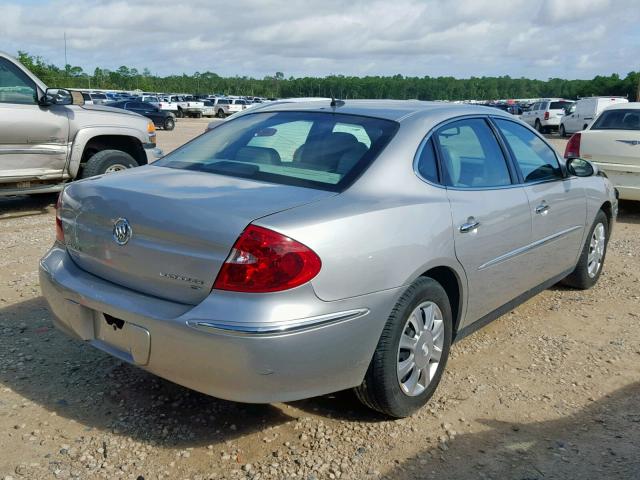 2G4WC582881201452 - 2008 BUICK LACROSSE C SILVER photo 4