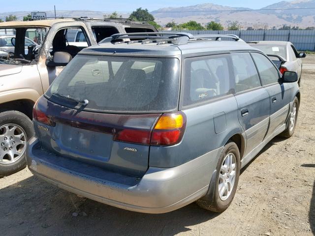 4S3BH665517616793 - 2001 SUBARU LEGACY OUT GREEN photo 4