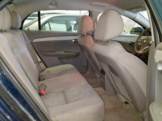 1G1ZB5E13BF221438 - 2011 CHEVROLET MALIBU LS ლურჯი ფოტო 6