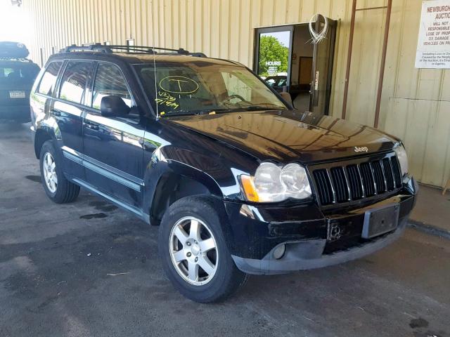 1J8GR48K18C116988 - 2008 JEEP GRAND CHER BLACK photo 1