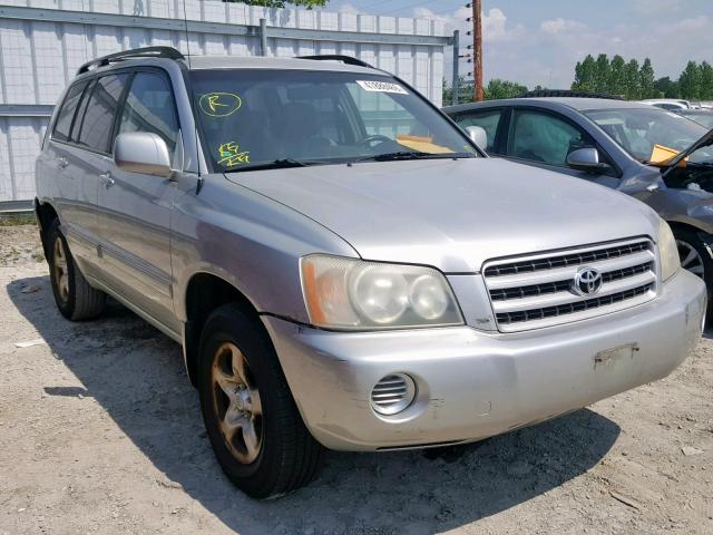 JTEGD21A420028582 - 2002 TOYOTA HIGHLANDER SILVER photo 1