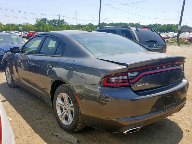 2C3CDXBGXKH638490 - 2019 DODGE CHARGER SX BLACK photo 3