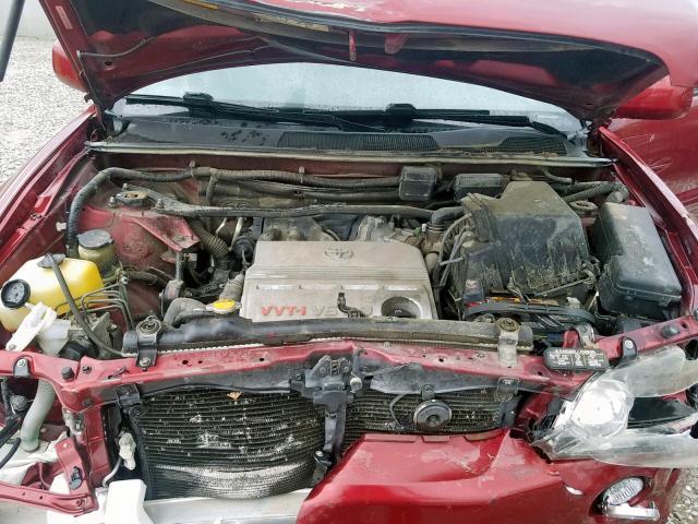 JTEDP21AX60096966 - 2006 TOYOTA HIGHLANDER RED photo 7