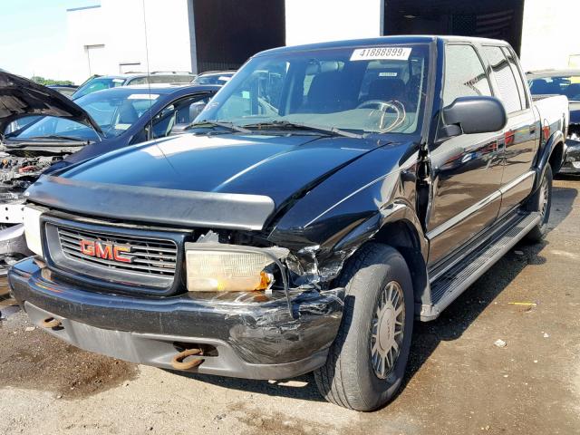 1GTDT13W51K207682 - 2001 GMC SONOMA BLACK photo 2