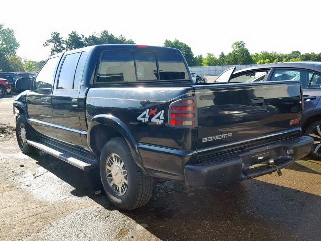 1GTDT13W51K207682 - 2001 GMC SONOMA BLACK photo 3