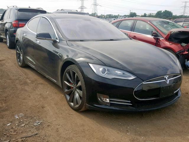 5YJSA1CP1DFP19558 - 2013 TESLA MODEL S BLACK photo 1