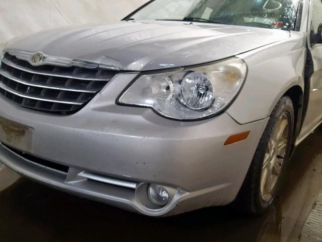 1C3LC66M88N278536 - 2008 CHRYSLER SEBRING LI SILVER photo 9