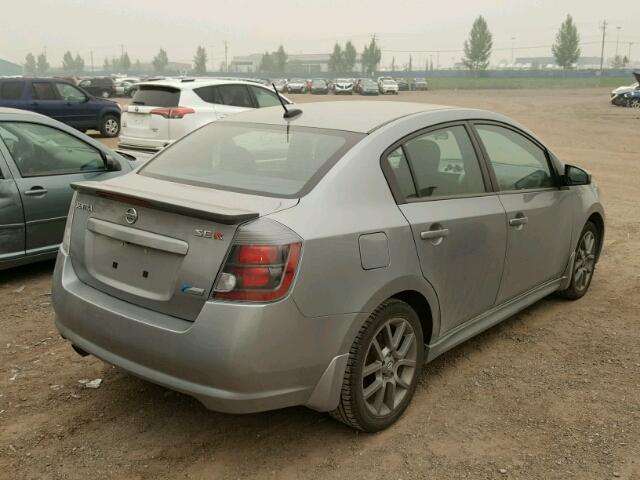 3N1BB6AP4AL700743 - 2010 NISSAN SENTRA SE- GRAY photo 4