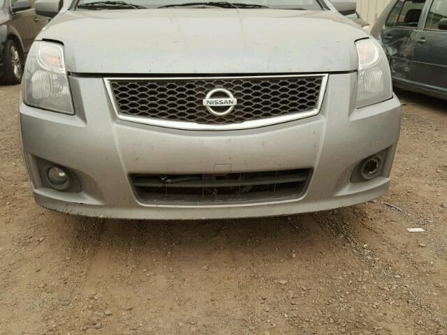 3N1BB6AP4AL700743 - 2010 NISSAN SENTRA SE- GRAY photo 9