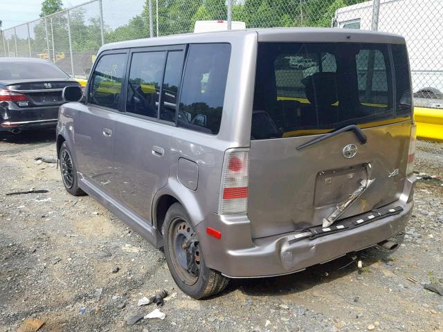 JTLKT334454009885 - 2005 TOYOTA SCION XB 灰色 照片 3