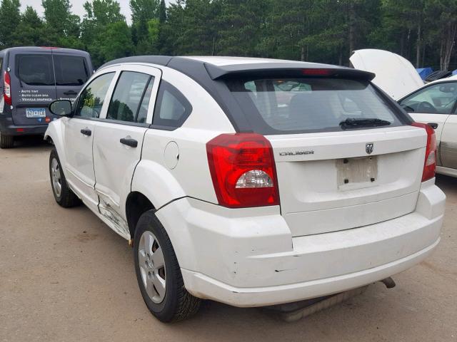 1B3HB28B68D718270 - 2008 DODGE CALIBER WHITE photo 3