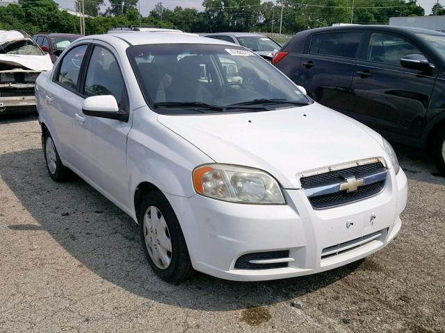 KL1TD5DE3BB130521 - 2011 CHEVROLET AVEO LS WHITE photo 1