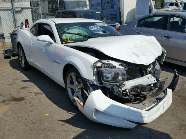 2G1FA1E3XC9143606 - 2012 CHEVROLET CAMARO LS WHITE photo 1