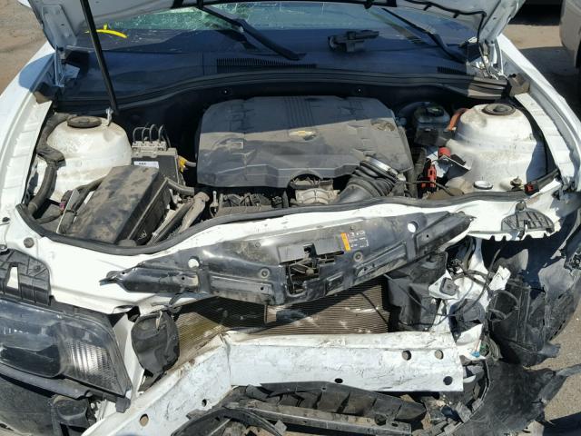 2G1FA1E3XC9143606 - 2012 CHEVROLET CAMARO LS WHITE photo 7