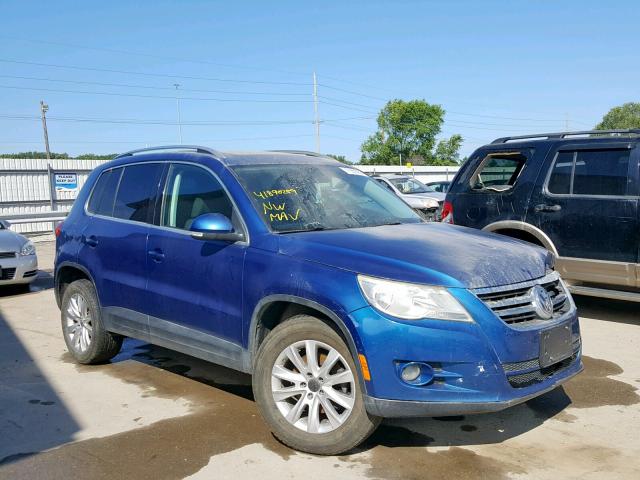 WVGBV75N59W002971 - 2009 VOLKSWAGEN TIGUAN SE BLUE photo 1