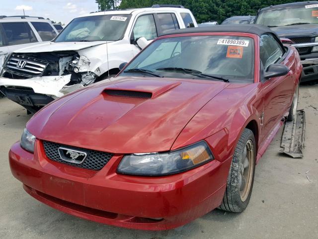 1FAFP45X23F381490 - 2003 FORD MUSTANG GT RED photo 2