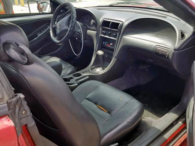 1FAFP45X23F381490 - 2003 FORD MUSTANG GT RED photo 5