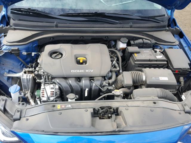 5NPD74LF7JH274921 - 2018 HYUNDAI ELANTRA SE BLUE photo 7