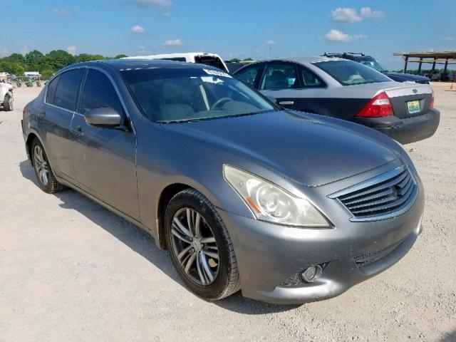 JN1CV6AP5AM404700 - 2010 INFINITI G37 BASE GRAY photo 1