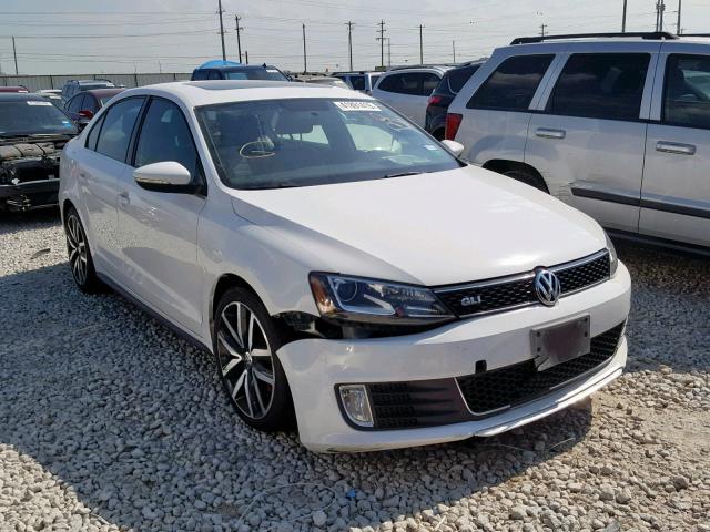 3VW5S7AJXDM443692 - 2013 VOLKSWAGEN JETTA GLI WHITE photo 1