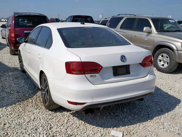 3VW5S7AJXDM443692 - 2013 VOLKSWAGEN JETTA GLI WHITE photo 3