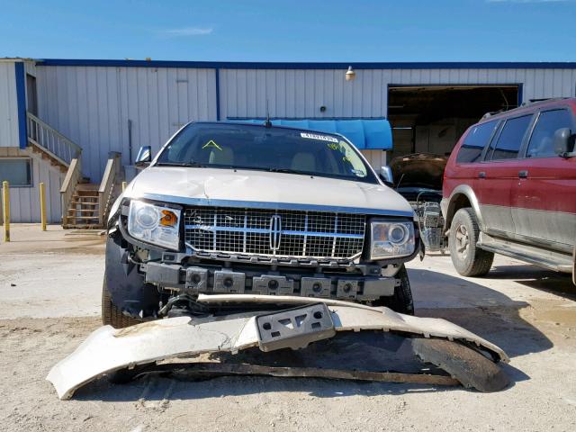 2LMDU68C47BJ24501 - 2007 LINCOLN MKX WHITE photo 9