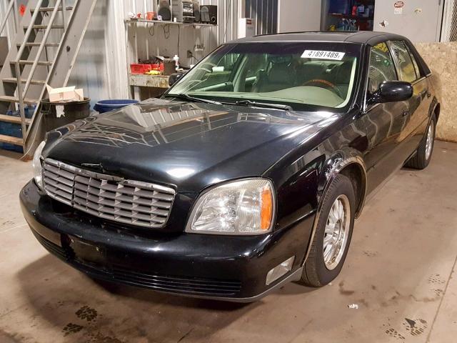 1G6KD54Y45U229990 - 2005 CADILLAC DEVILLE BLACK photo 2