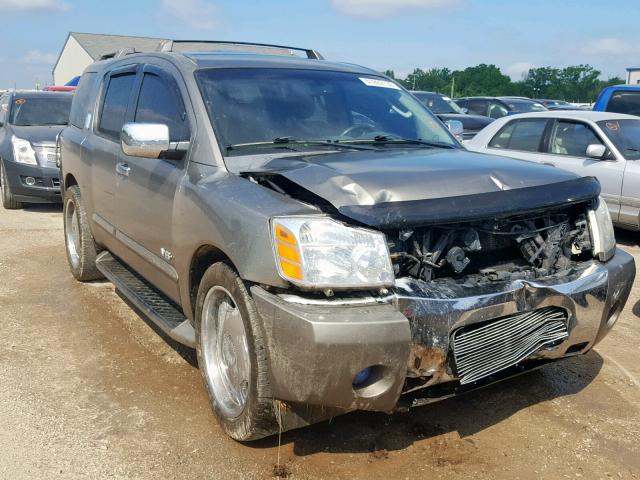 5N1BA08A77N702893 - 2007 NISSAN ARMADA SE GRAY photo 1