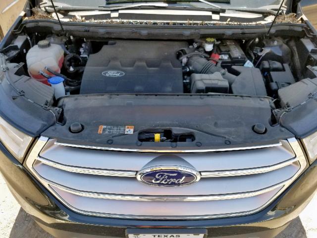 2FMTK4J83FBB35883 - 2015 FORD EDGE SEL BLACK photo 7