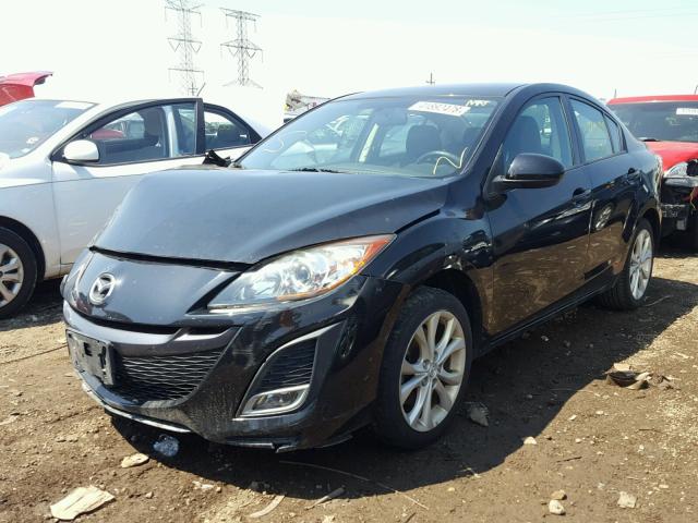 JM1BL1U56B1384391 - 2011 MAZDA 3 S BLACK photo 2