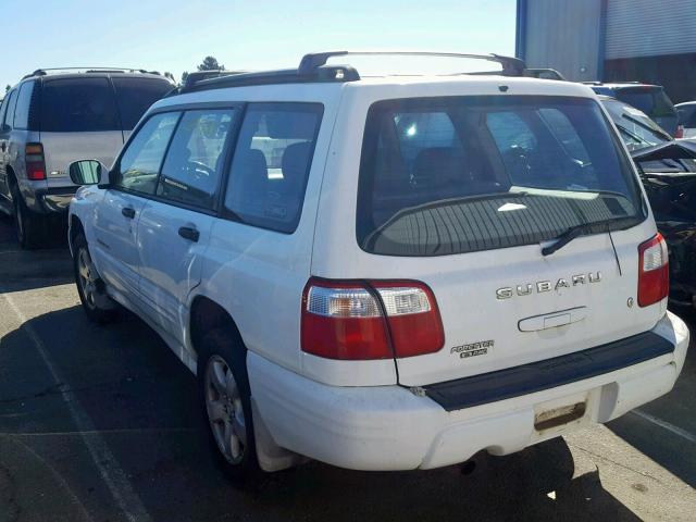 JF1SF65682H735522 - 2002 SUBARU FORESTER S WHITE photo 3