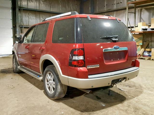 1FMEU74E36UB13382 - 2006 FORD EXPLORER E RED photo 3